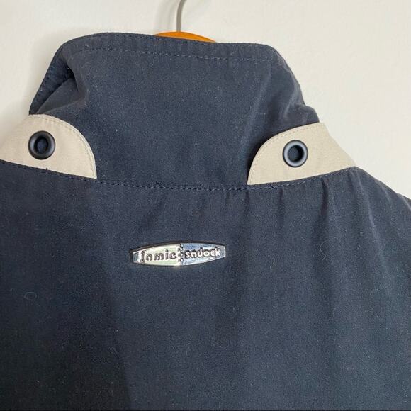 Jamie Sadock jacket women's size small black cream colorblock zip golf - Picture 11 of 15